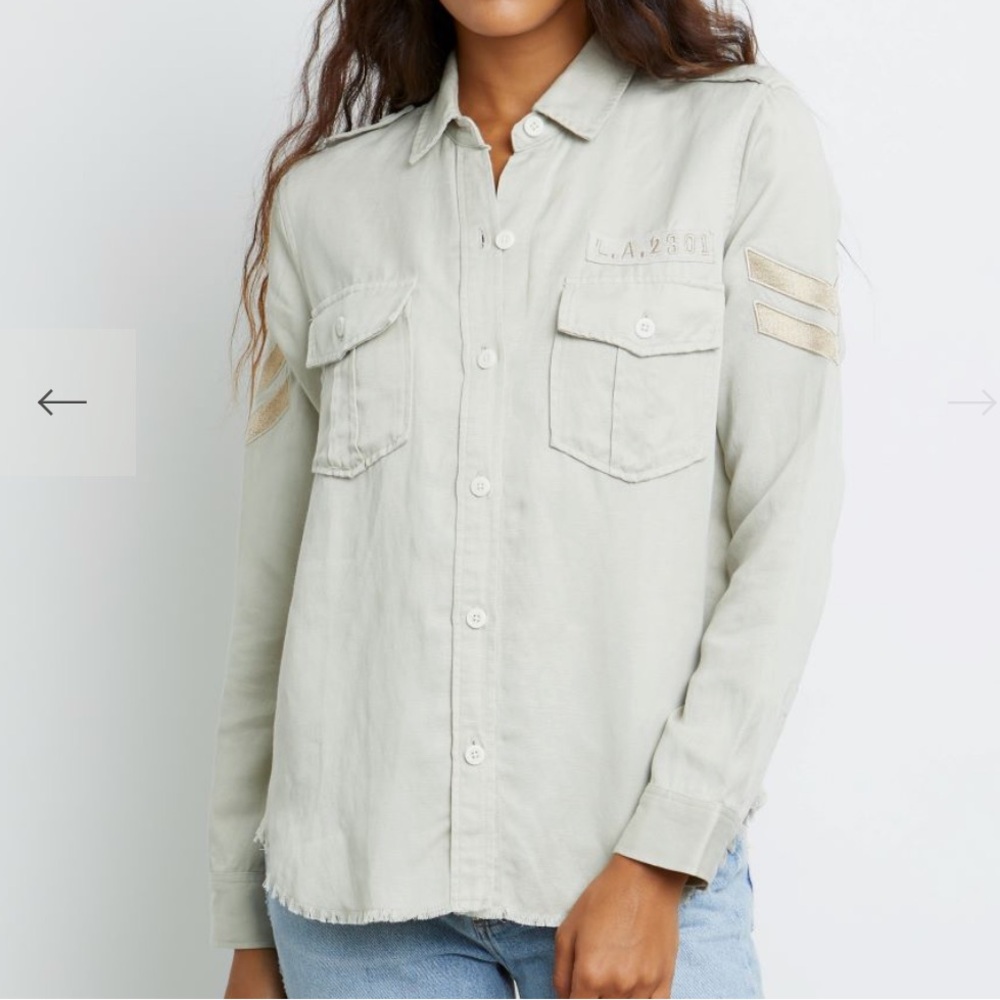 RAILS CONRAD ARROW PATCH SHIRT PISTACHIO Button Down